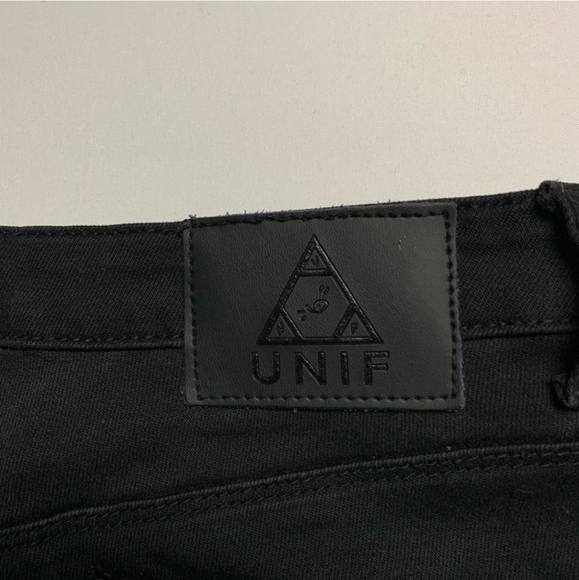 UNIF Push Black Distressed Skinny Jeans - Picture 7 of 9